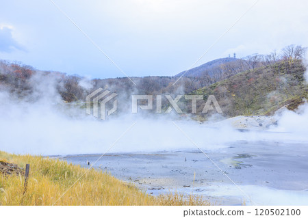 北海道登別溫泉大湯沼 – 活火山和蒸氣的壯麗景色 北海道登別溫泉大湯沼 – 活火山和蒸氣的壯麗景色 120502100