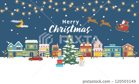 Christmas streetscape Christmas tree (Full HD 16:9 size) Christmas streetscape Christmas tree (Full HD 16:9 size) 120503149