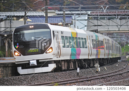 中央本線 上野原 JR 東 E257 系列 0 系列 M-108 編隊（松本）梓海治 120503406