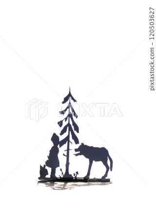 小紅帽剪影 120503627