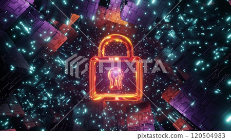 Image reminiscent of cyber security and cyber attacks Image reminiscent of cyber security and cyber attacks 120504983