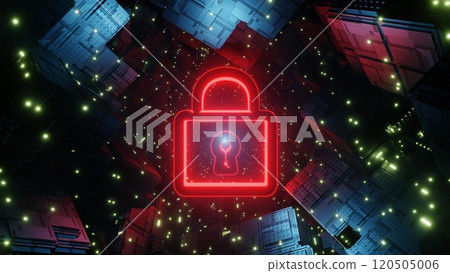 Image reminiscent of cyber security and cyber attacks 120505006