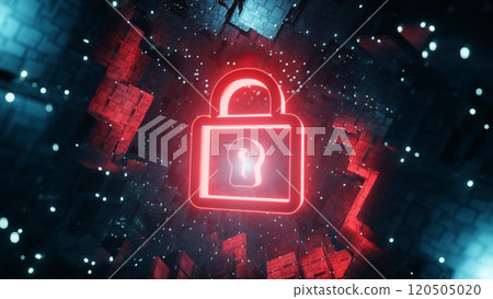 Image reminiscent of cyber security and cyber attacks 120505020