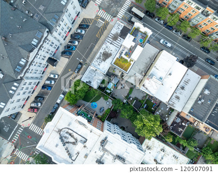 Aerial View of Hoboken and New Jersey Skyline 120507091