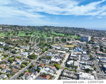 Aerial view over La Jolla hills, San Diego, California, USA Aerial view over La Jolla hills, San Diego, California, USA 120507104