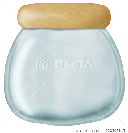 Assorted lollipop candies in a Glass jar for decorative , party setting. hand drawn cartoon style. 120508145