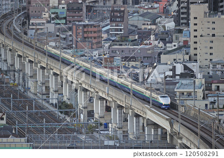 Joetsu Shinkansen Omiya-Ueno JR East 200 series K46 formation (Niigata) Toki Tanigawa Joetsu Shinkansen Omiya-Ueno JR East 200 series K46 formation (Niigata) Toki Tanigawa 120508291