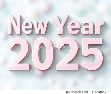 New Year 2025 text on soft bokeh background, creating festive and clean vector illustration with ample copy space for your creative needs New Year 2025 text on soft bokeh background, creating festive and clean vector illustration with ample copy space for your creative needs 120508478