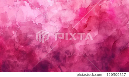 Pink violet rectangular watercolor background. Festive day concept banner. For text and card 120509817