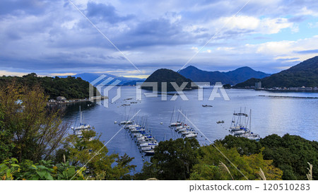 Autumn at Nagahama Castle Ruins in Numazu City, Shizuoka Prefecture 120510283