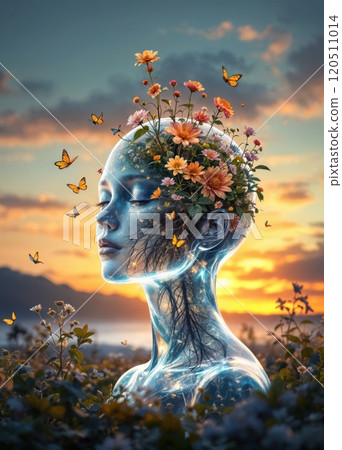 Portrait of an ephemeral girl. 120511014