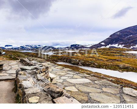 Mountains landscape. Norwegian route Sognefjellet Mountains landscape. Norwegian route Sognefjellet 120511451