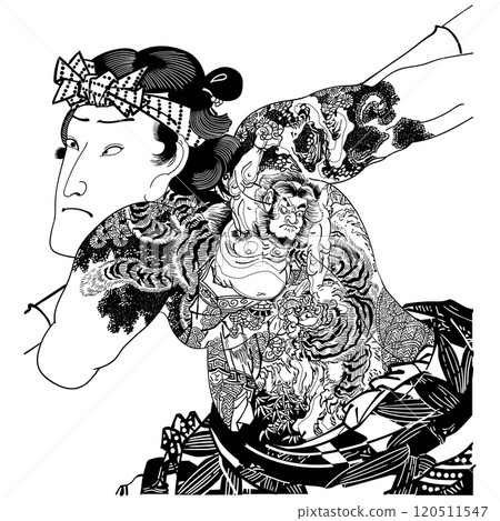 市村武衛門虎松 - 歌川國貞 (歌川豐國 III、豐國 III) 120511547