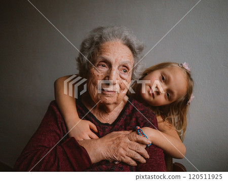 Heartwarming portrait of intergenerational love and connection 120511925