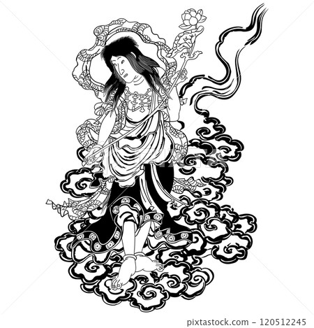 Establishment of the Shaka Boy - Utagawa Kunisada (Utagawa Toyokuni III and Toyokuni III) 120512245