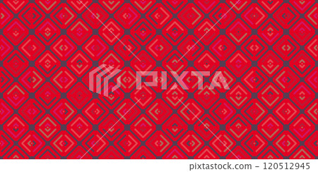 Seamless colored geometric pattern. Background for design and creativity, textures, covers, packaging, interior, prints and creative ideas Seamless colored geometric pattern. Background for design and creativity, textures, covers, packaging, interior, prints and creative ideas 120512945