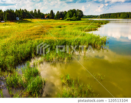 Lake Kierwik on Masuria, Poland 120513104