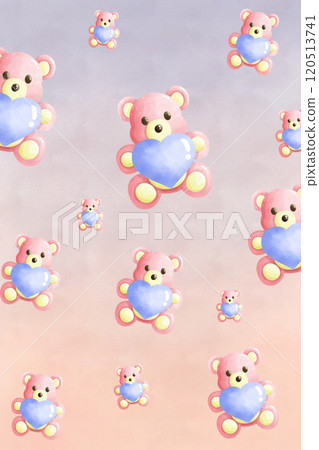 lovely animals in bear costume lovely animals in bear costume 120513741