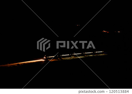 夜間在根室本線運行的特急大空 夜間在根室本線運行的特急大空 120513884