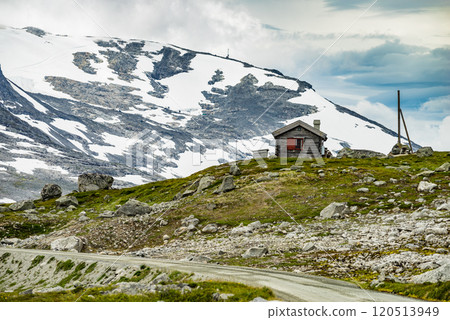 Old road, route Gamle Strynefjellsvegen. 120513949