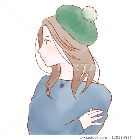 Beret woman 120514585