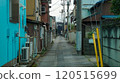 Alley scenery in a Japanese residential area 120515699