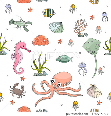 Pattern Underwater Seabed Ocean Sea Marine habitat 120515927