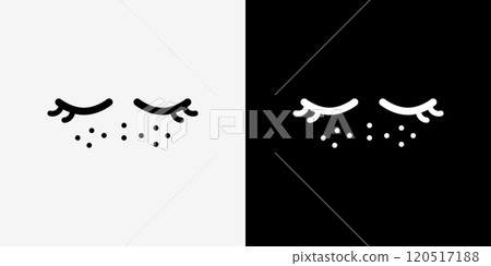 Beauty vector icon set 120517188