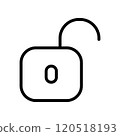 This is a Nice Unlock Icon Design 120518193