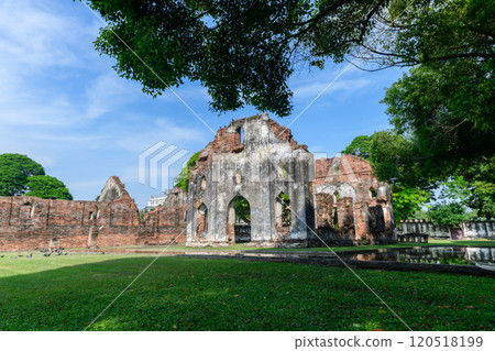 Inside Phra Narai Ratchaniwet or King Narai Palace. Lopburi 120518199