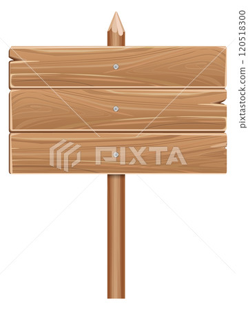 Wooden signboard. Rustic frame template. Old signpost Wooden signboard. Rustic frame template. Old signpost 120518300