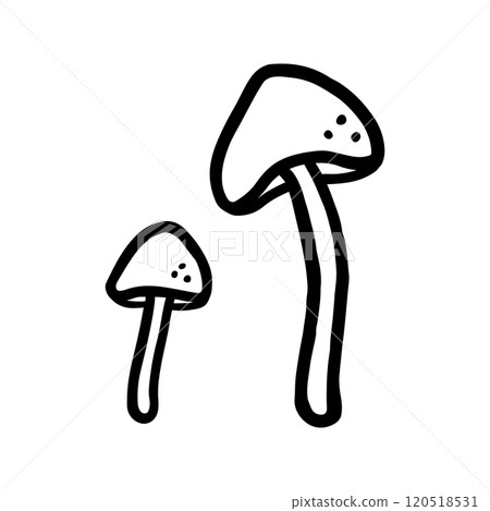 Mushrooms doodle 120518531