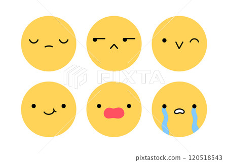 A cute emoji set 120518543