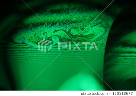 Green liquid phenomenal structure , green oils on a dark background, colourful abstract, surrealistic art, line of light Green liquid phenomenal structure , green oils on a dark background, colourful abstract, surrealistic art, line of light 120518677