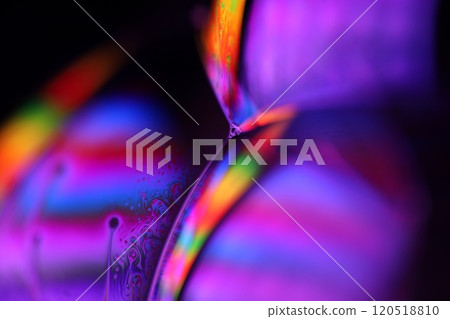Orange and purple flat panels, liquid forms on a dark background, colourful abstract, dark background Orange and purple flat panels, liquid forms on a dark background, colourful abstract, dark background 120518810