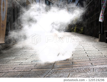 Photographed in Kannawa, Beppu City, Oita Prefecture 120519296