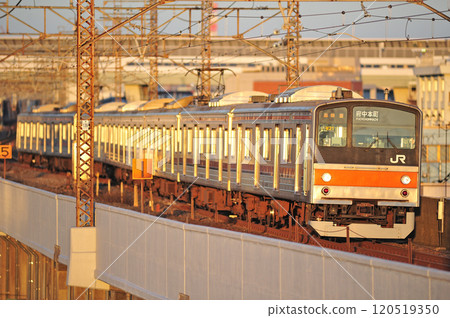 武藏野線 西浦與北淺坂 JR東日本 205型M21編組（幕張） 120519350