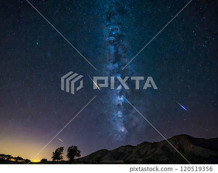 milky way galaxy with stars and space dust 120519356