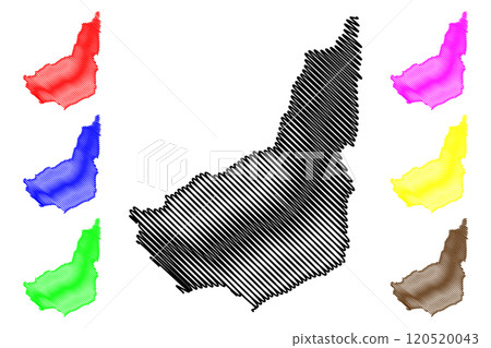 Maldonado Department (Departments of Uruguay, Oriental Republic of Uruguay) map vector illustration, scribble sketch Maldonado map Maldonado Department (Departments of Uruguay, Oriental Republic of Uruguay) map vector illustration, scribble sketch Maldonado map 120520043