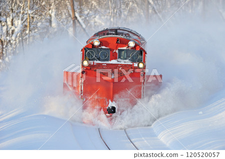 宗谷本線 知文~日新 JR北海道 DE15-2521(旭川) 定期除雪列車 Russell 宗谷本線 知文~日新 JR北海道 DE15-2521(旭川) 定期除雪列車 Russell 120520057