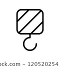 This is a Nice Crane Icon Design 120520254