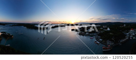 英虞灣、柏島的夕陽(全景) 英虞灣、柏島的夕陽(全景) 120520255