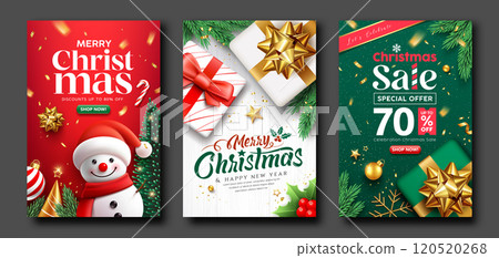 Merry christmas and Happy new year sale 2025 poster collections Merry christmas and Happy new year sale 2025 poster collections 120520268