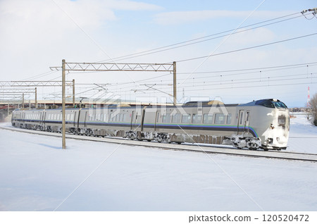 Hakodate Main Line Toyohoro-Ebetsu JR Hokkaido 789 Series 1000 HL-1007 (Sapporo) Super Kamui Hakodate Main Line Toyohoro-Ebetsu JR Hokkaido 789 Series 1000 HL-1007 (Sapporo) Super Kamui 120520472