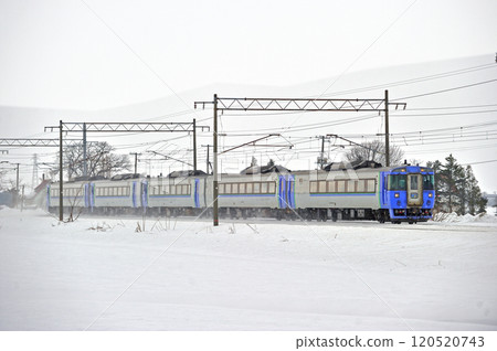 Hakodate Main Line Iwamizawa-Minenobe JR Hokkaido Kiha 183 Series Kiha 183-1501 Sarobetsu 120520743