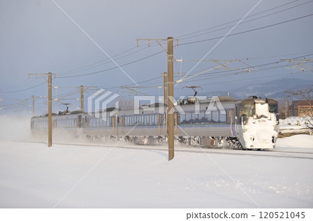 Hakodate Main Line, Koshuunai-Minenobe, JR Hokkaido, 785 series, NE-501 (Sapporo), Super Kamui 120521045