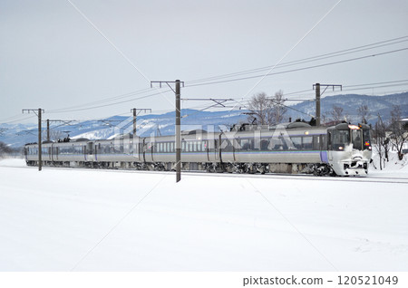 Hakodate Main Line, Koshuunai-Minenobe, JR Hokkaido, 785 series, NE-501 (Sapporo), Super Kamui Hakodate Main Line, Koshuunai-Minenobe, JR Hokkaido, 785 series, NE-501 (Sapporo), Super Kamui 120521049