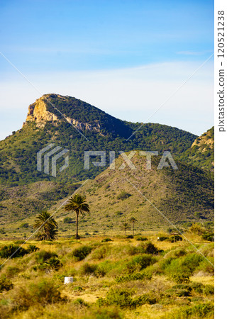 Mountain coast landscape in Murcia Spain 120521238