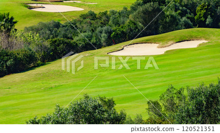 Golf course in Spain 120521351