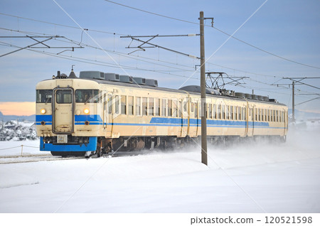 Hokuriku Main Line Fukuoka-Isurugi JR West 475 series A06 train (Kanazawa) Hokuriku Main Line Fukuoka-Isurugi JR West 475 series A06 train (Kanazawa) 120521598